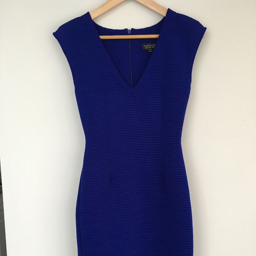 XS Plunge Dress | Blue Dress